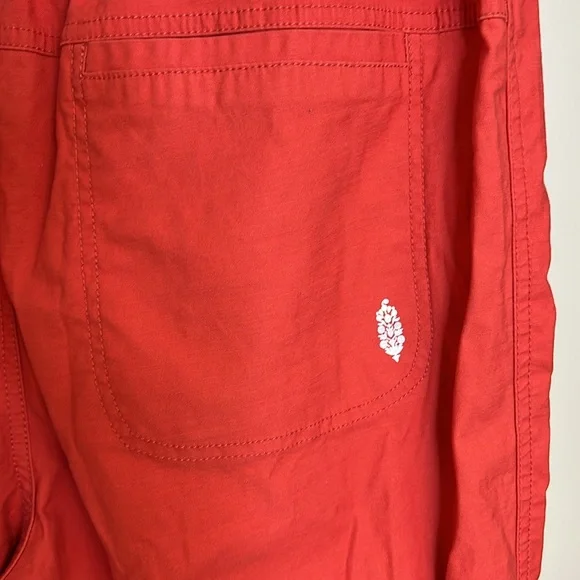 Free People Movement Red Elastic Waist Cargo Pants- M - Picture 5 of 8